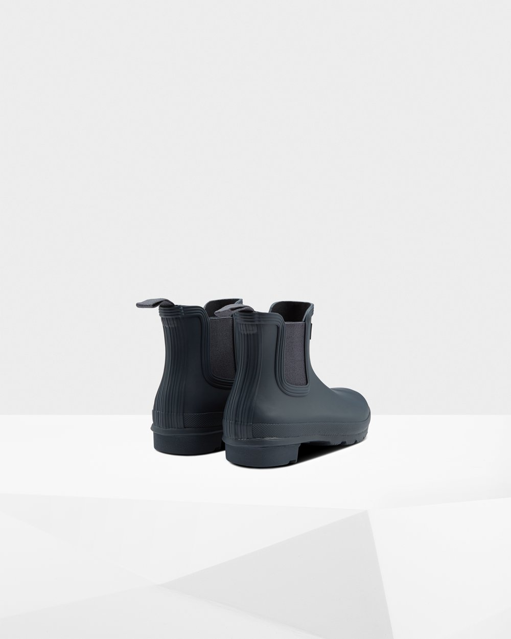 Hunter Mujer Original - Botas Chelsea Azul Marino - 827-PSCEOT